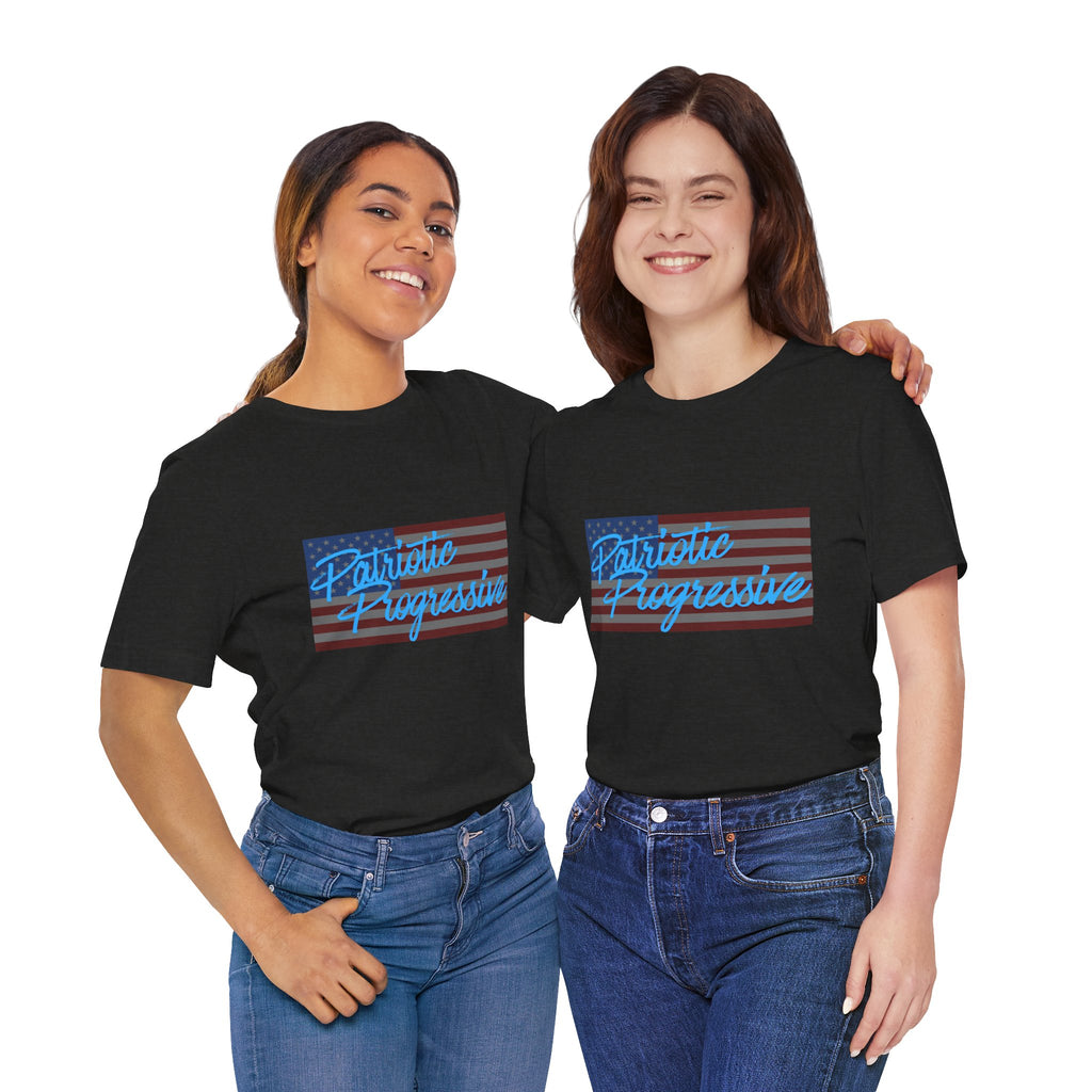 Patriotic Progressive Tee — "We Have More In Common Than You Think, Leftists Love This Country Too" Graphic T-Shirt